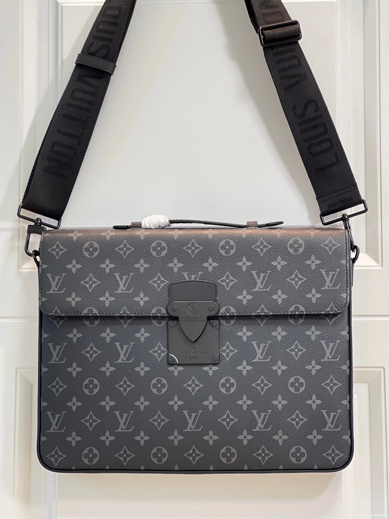 Official oldcobbler LOCK BRIEFCASE VUITTON S LOUIS 0818